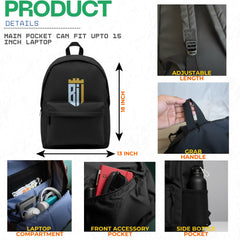 DB109 Comics Allover Printed Backpack