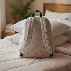 Blushing Buds Allover Printed Backpack - BREACHIT