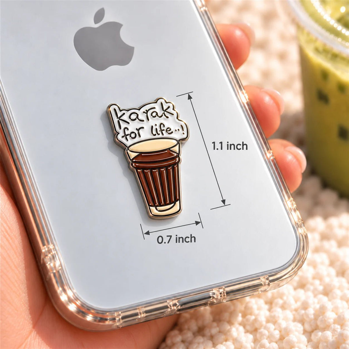 Chai for Life - Adhesive Metal Charm - BREACHIT