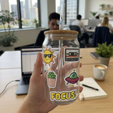 Create Your Own Coffee Glass Jar - BREACHIT