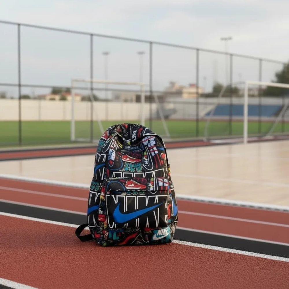 DB009 Just Do It Allover Printed Backpack - BREACHIT