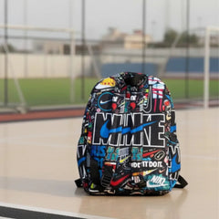 DB009 Just Do It Allover Printed Backpack - BREACHIT