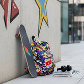 DB109 Comics Allover Printed Backpack - BREACHIT