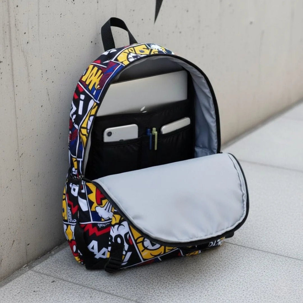 DB109 Comics Allover Printed Backpack - BREACHIT