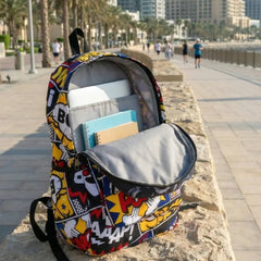 DB109 Comics Allover Printed Backpack - BREACHIT