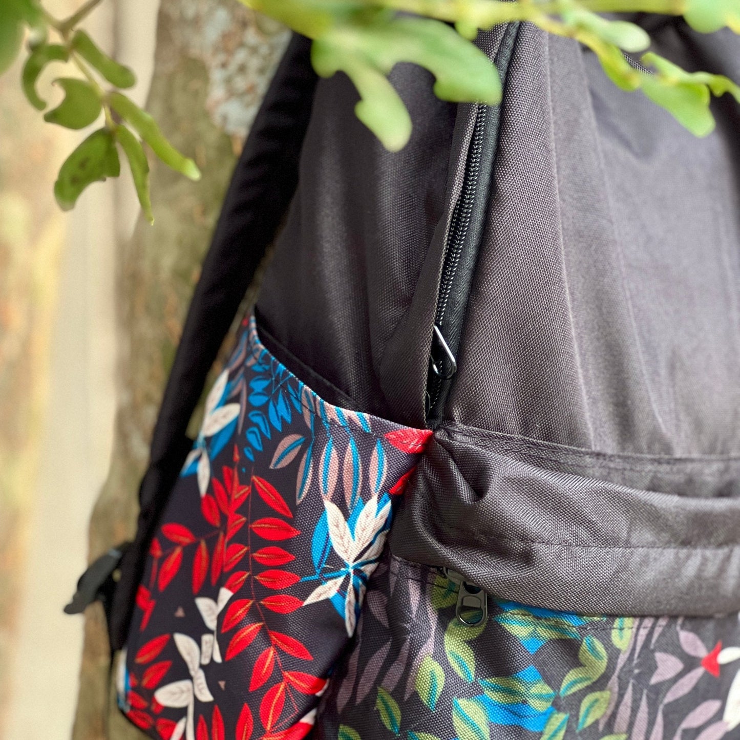 DB113 Tropical Night Allover Printed Backpack - BREACHIT