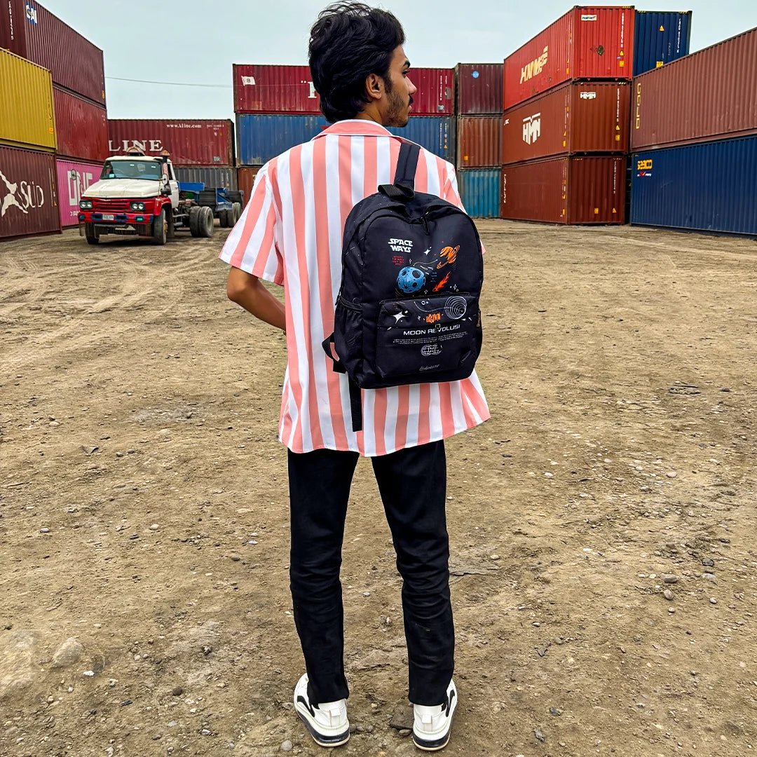 DB138 Cosmic Circuit Allover Printed Backpack - BREACHIT