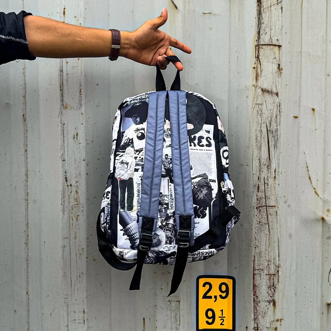DB142 Urban Hype Allover Printed Backpack - BREACHIT