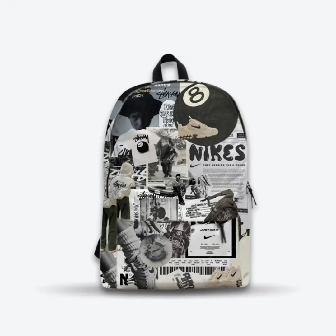 DB142 Urban Hype Allover Printed Backpack - BREACHIT