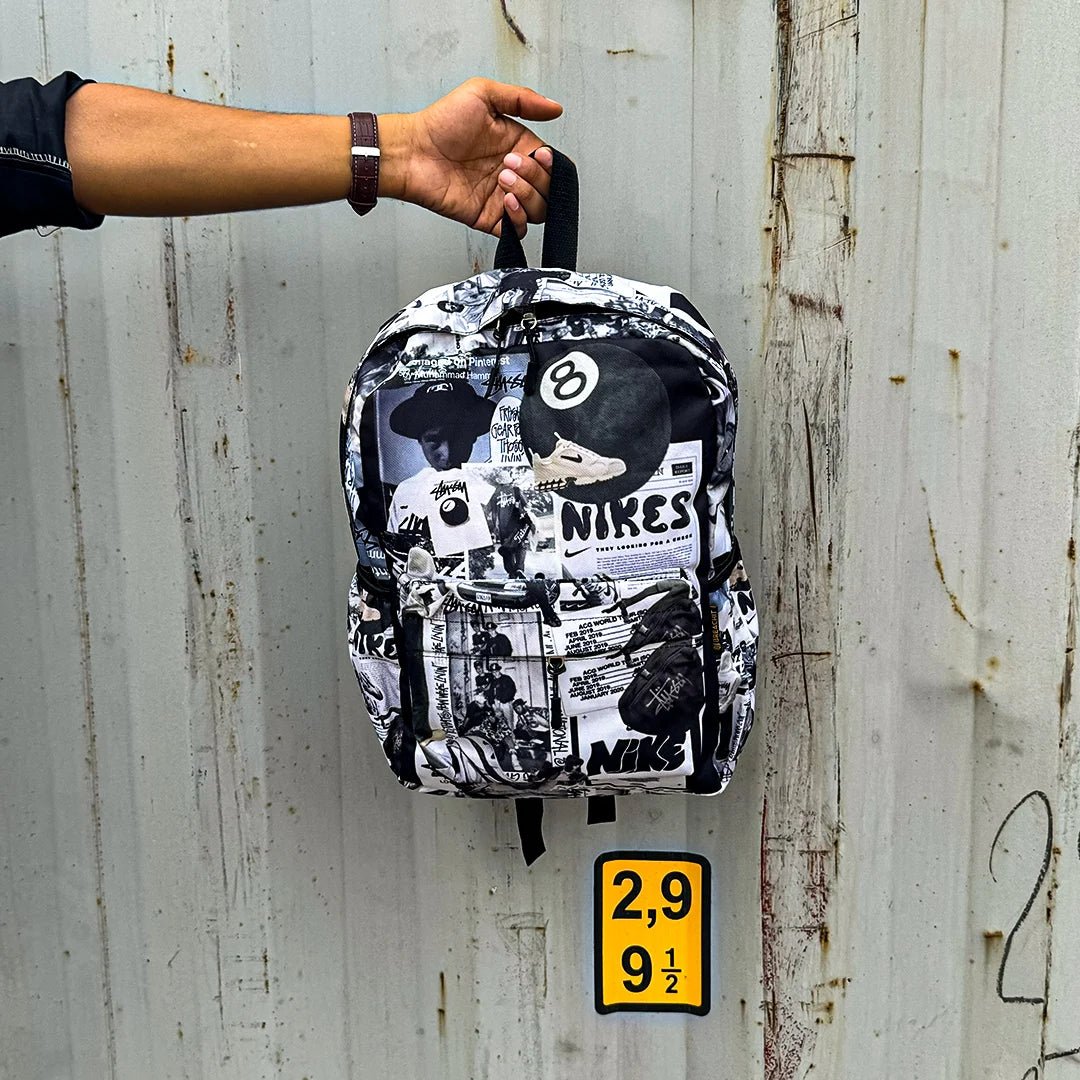 DB142 Urban Hype Allover Printed Backpack - BREACHIT