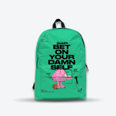 DB145 Self Made Allover Printed Backpack - BREACHIT