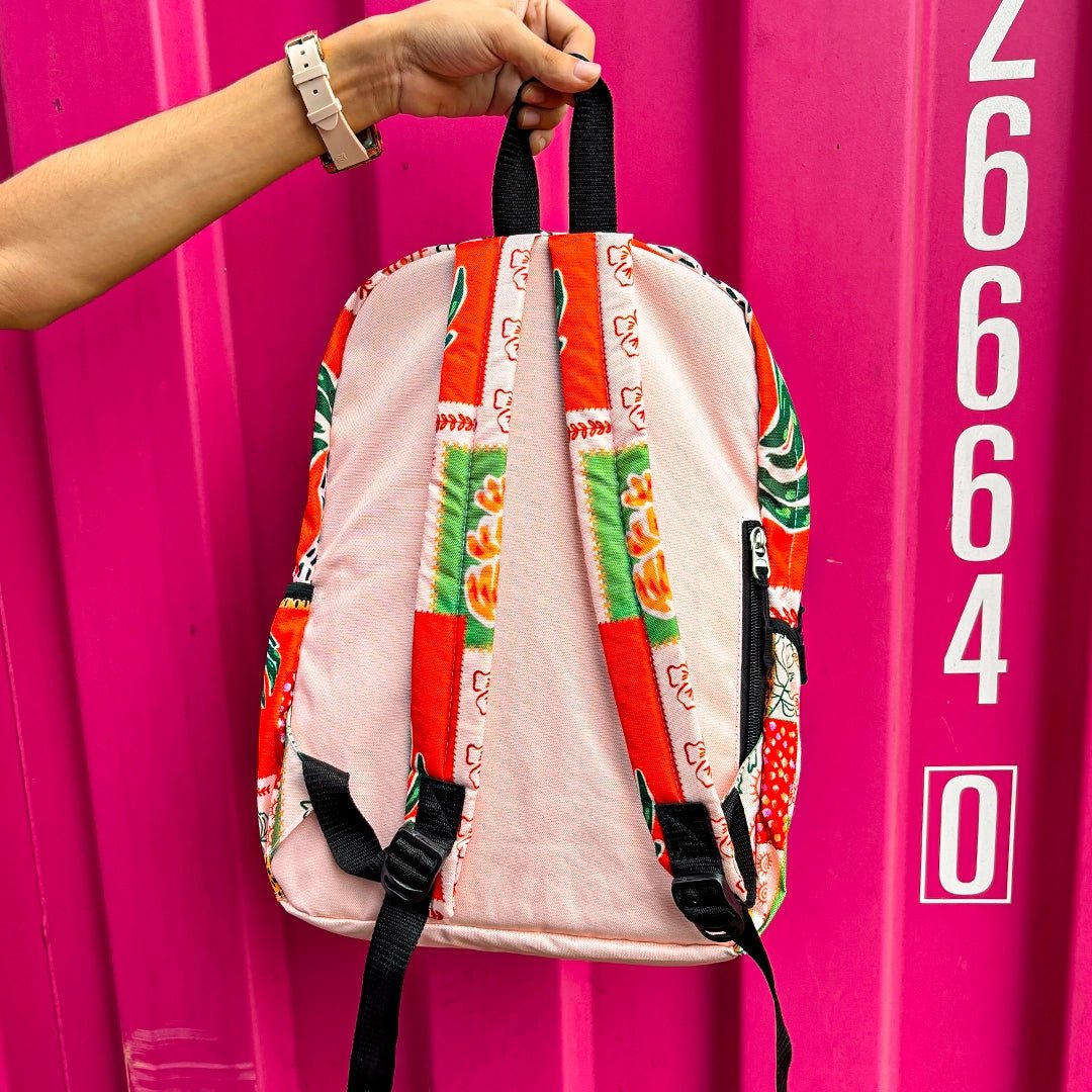DB151 Tropic Patch Allover Printed Backpack - BREACHIT