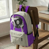 DB156 Vinyl Vibes Allover Printed Backpack - BREACHIT