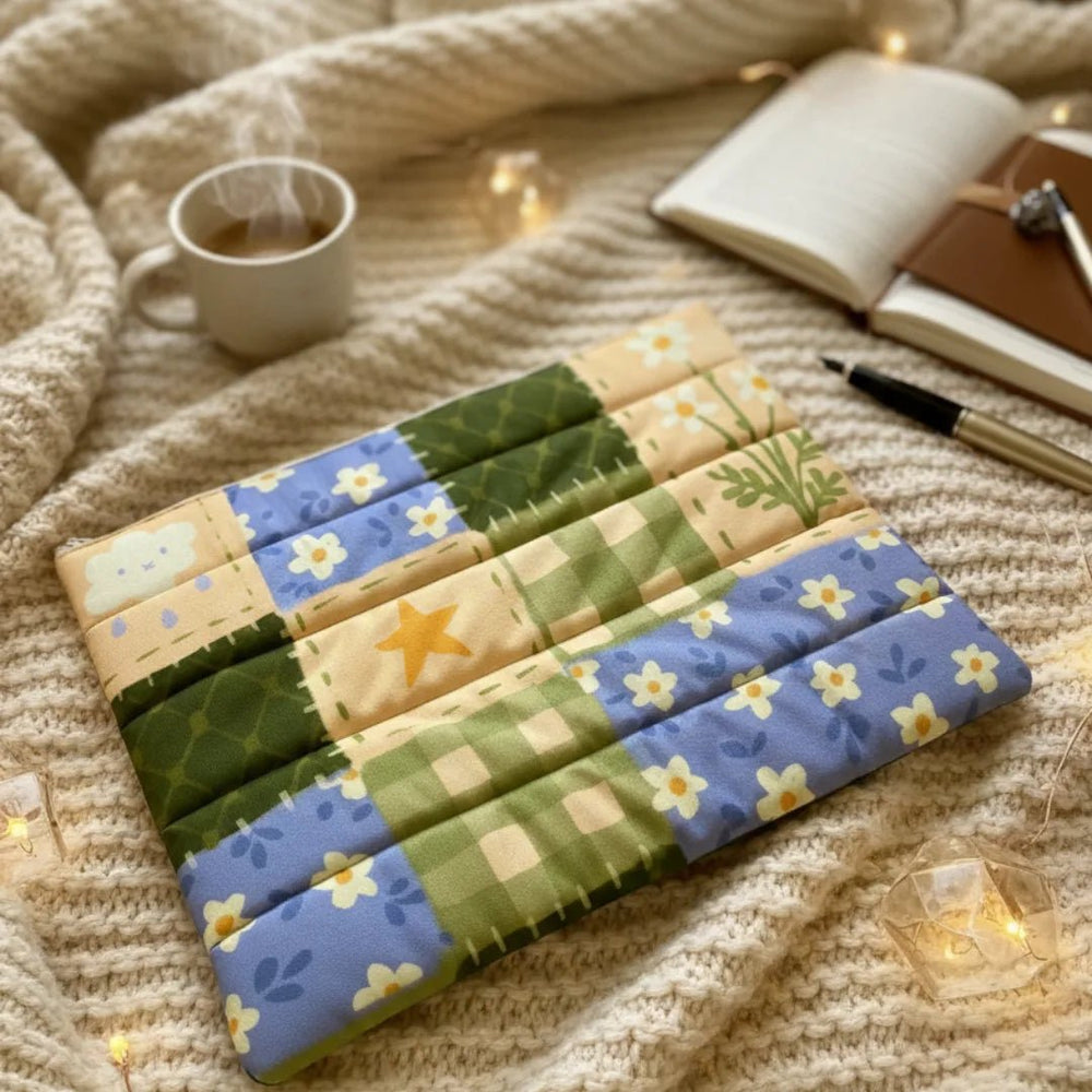 Harvest Meadow Quilt Puffer Laptop Sleeve - BREACHIT