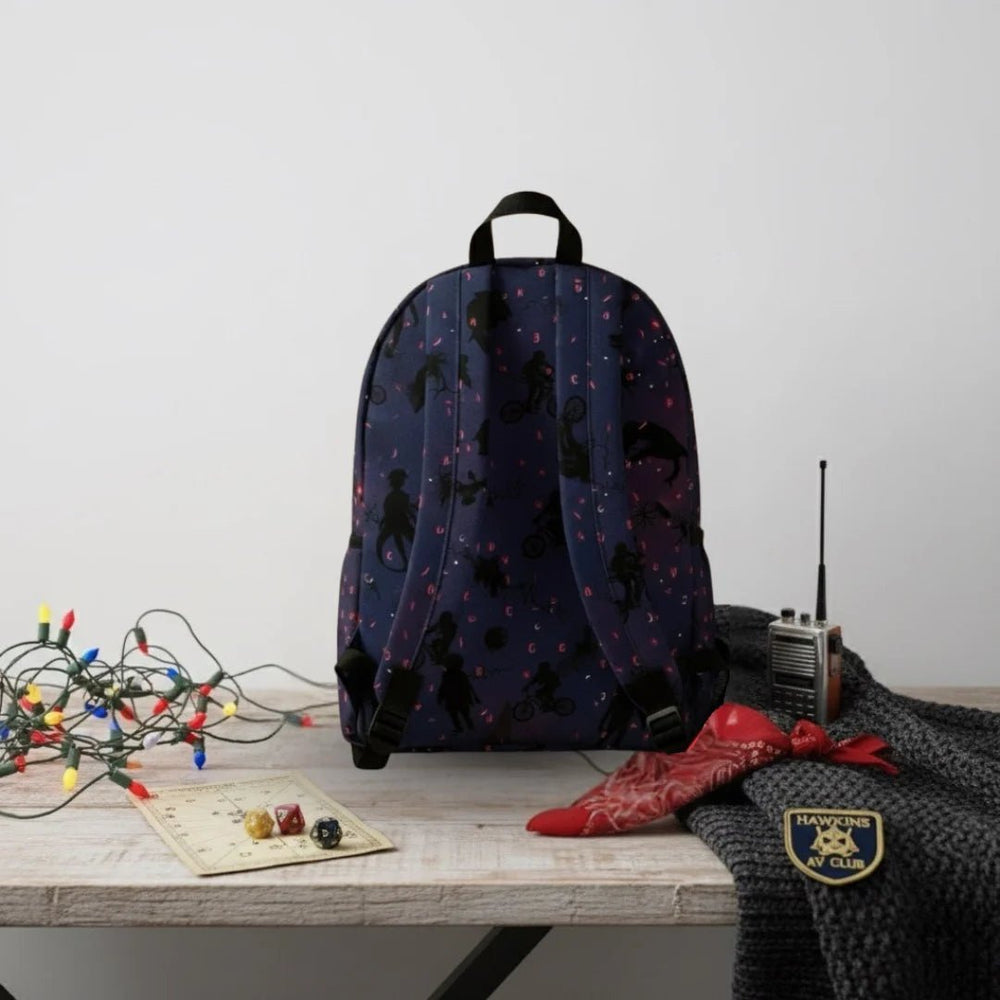 Hawkins Adventure Allover Printed Backpack - BREACHIT