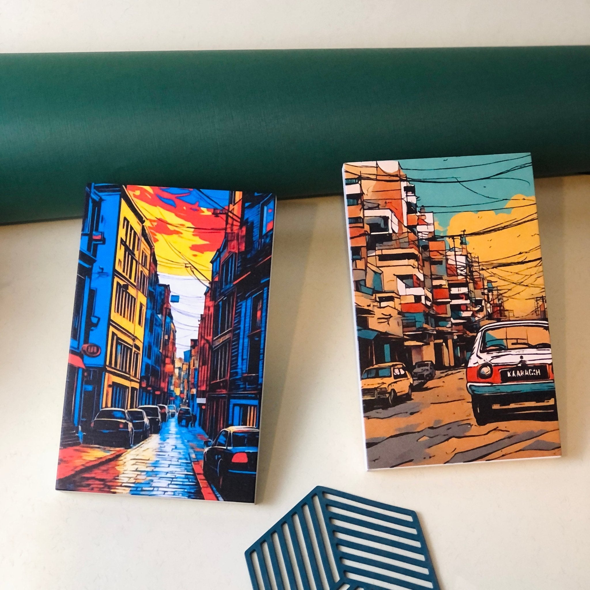 Karachi City Street Wall Frames BREACHIT