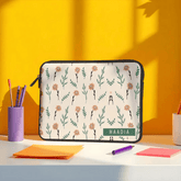 L313 Terracotta Garden Name Laptop Sleeve - BREACHIT