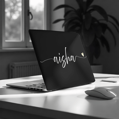 L314 Midnight Elegance Name Laptop Skin - BREACHIT