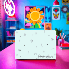 L316 Sky Bloom Name Laptop Skin - BREACHIT