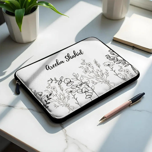 L319 Botanic Grace Name Laptop Sleeve - BREACHIT