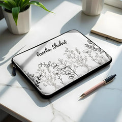 L319 Botanic Grace Name Laptop Sleeve - BREACHIT