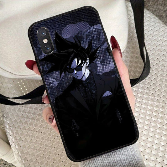 MC442 Black Goku Design Mobile Case - BREACHIT