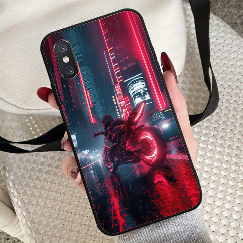 MC446 Redish Bike Design Mobile Case - BREACHIT