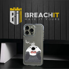 PC008 Waah Acrylic Black Border Mobile Case - BREACHIT
