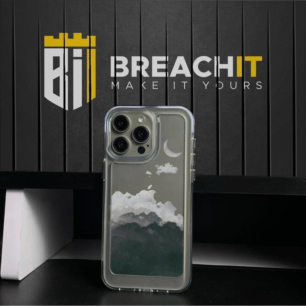 PC009 Black Weather Acrylic Black Border Mobile Case - BREACHIT