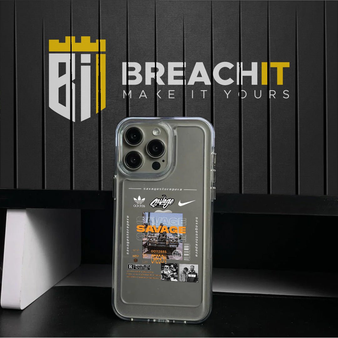 PC014 Savage Acrylic Black Border Mobile Case - BREACHIT
