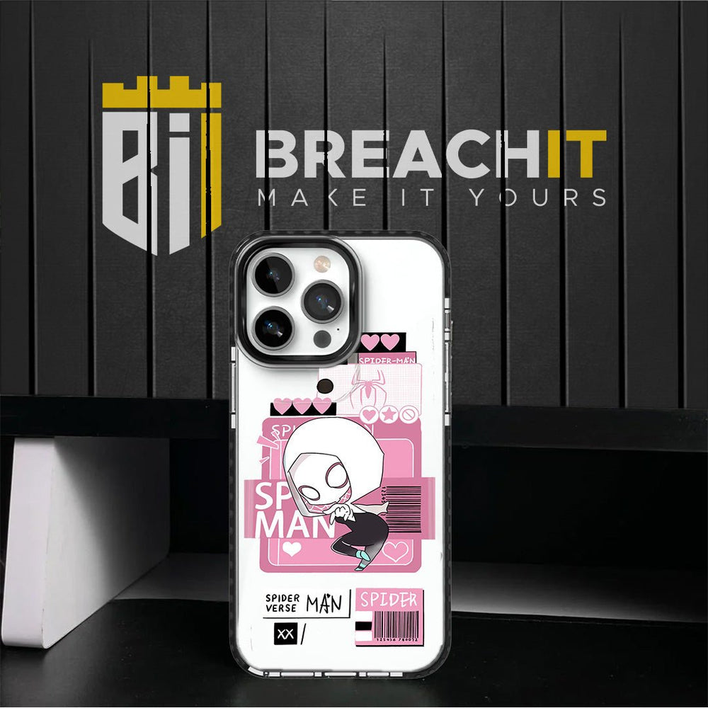 PC030 Spider Verse Acrylic Black Border Mobile Case - BREACHIT