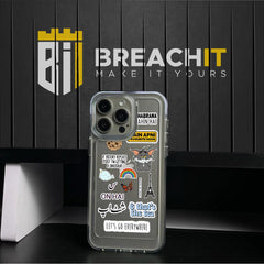 PC038 Ghabrana nahi hai Acrylic Black Border Mobile Case - BREACHIT