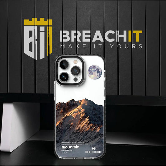 PC044 Mountain Acrylic Black Border Mobile Case - BREACHIT