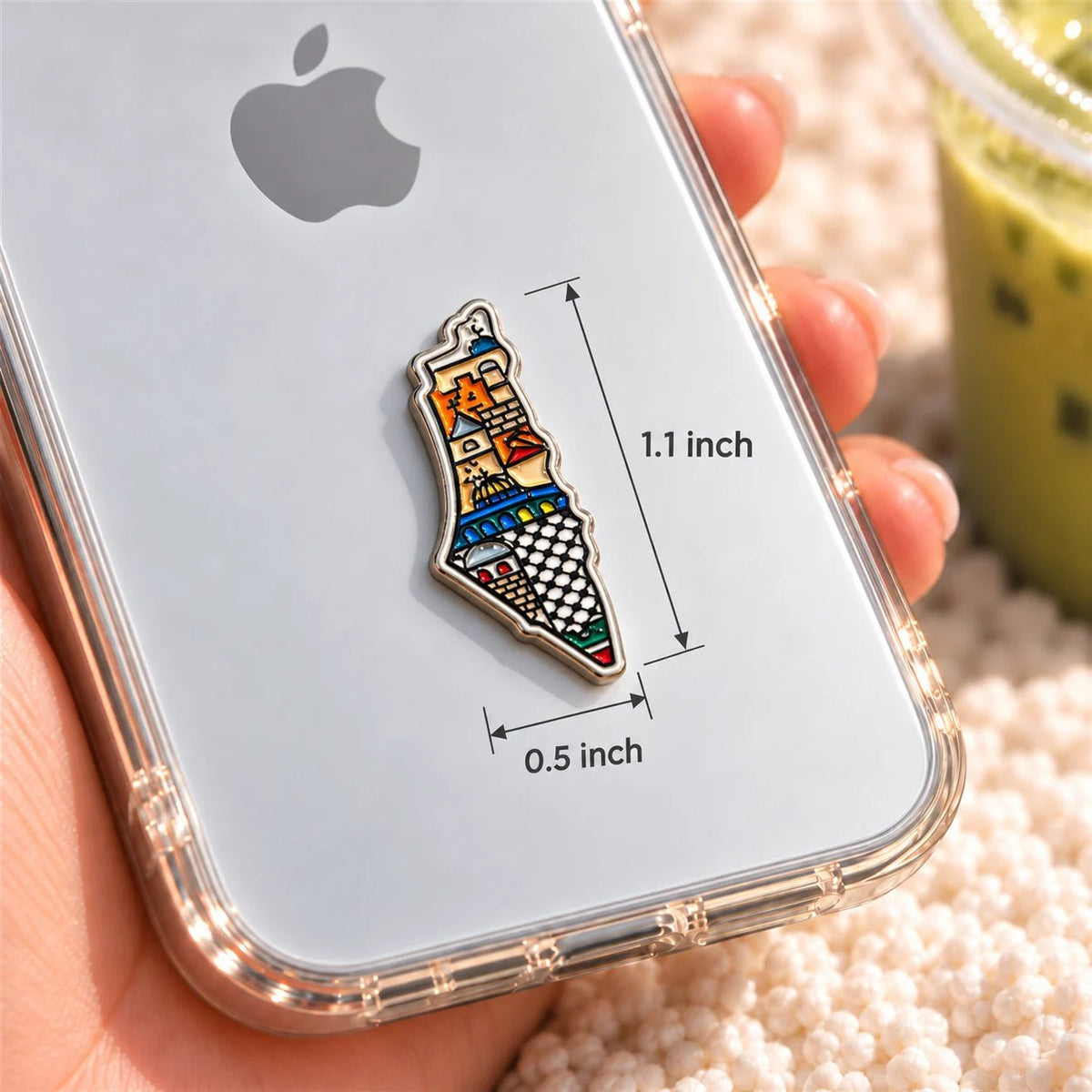 Roots & Routes - Adhesive Metal Charm - BREACHIT