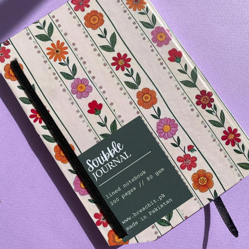 SJ022 - Blooming Gratitude Scribble Journal - BREACHIT