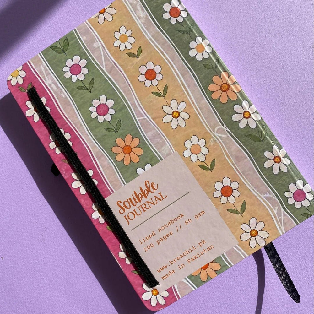 SJ023 - Daisy Days Scribble Journal - BREACHIT