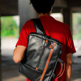 Vintage Convertible Laptop Sleeve Backpack - BREACHIT