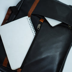 Vintage Convertible Laptop Sleeve Backpack - BREACHIT