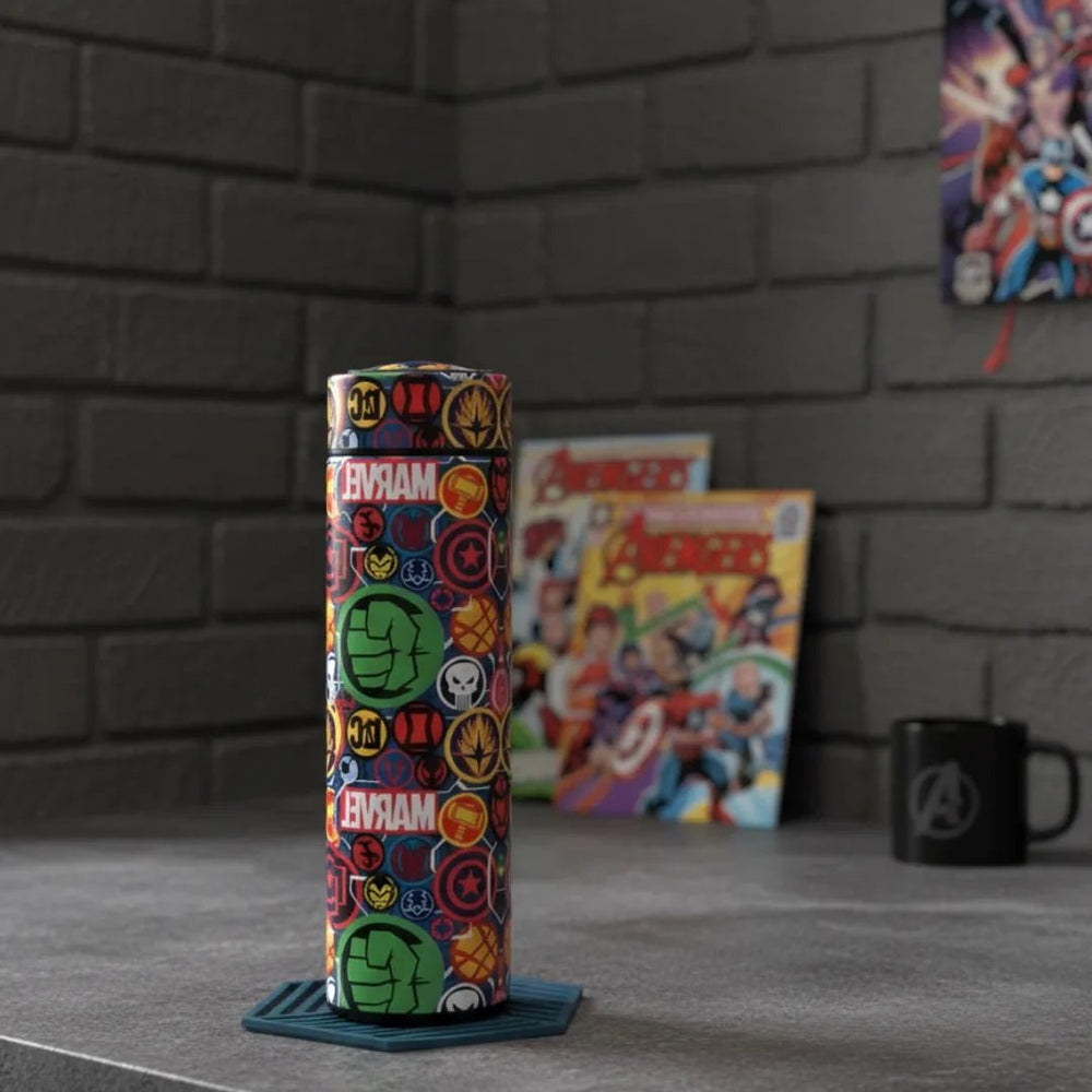 WB009 - Marvel Printed Temperature Water Bottle - BREACHIT
