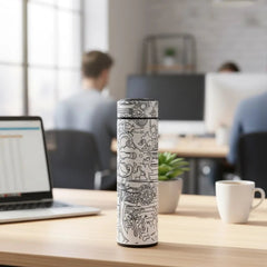 WB018 - Graffiti Printed Temperature Water Bottle - BREACHIT