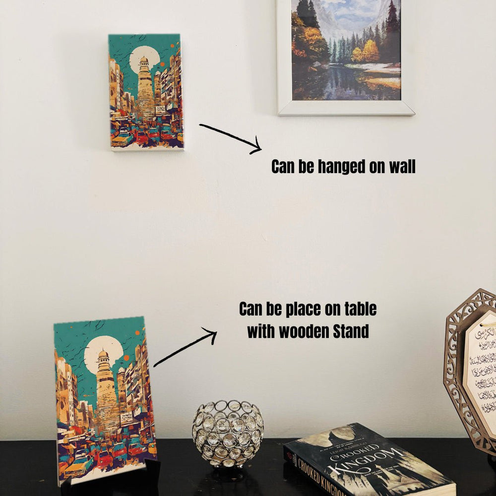 WF019 - Busy City Wall Frame - BREACHIT