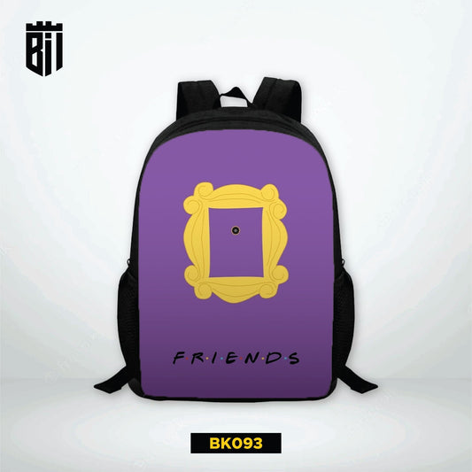 BK093 Friends Purple Backpack - BREACHIT