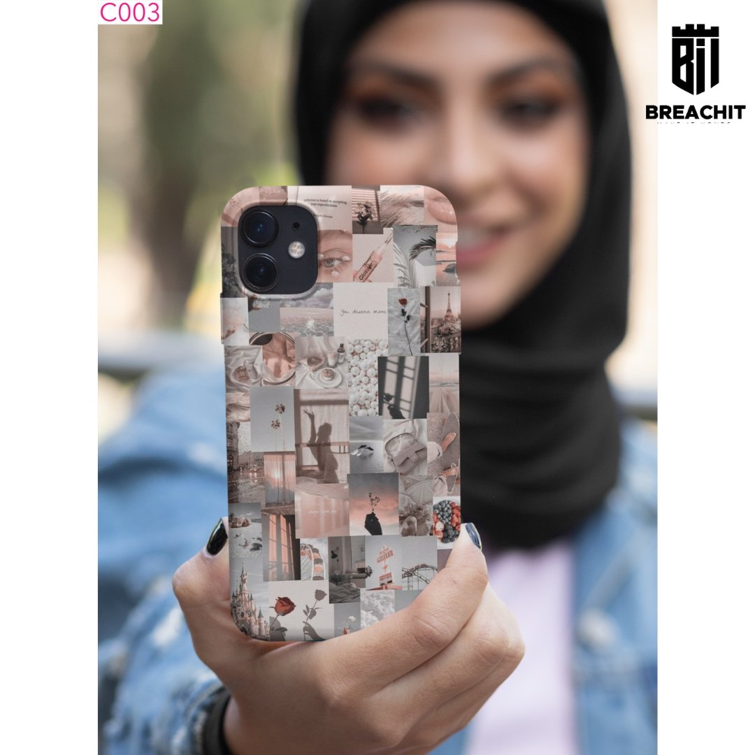 Aesthetic Collage Customized Mobile Case Make Your Own BREACHIT