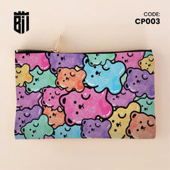 CP003 - Rainbow Bears Customized Pouch - BREACHIT