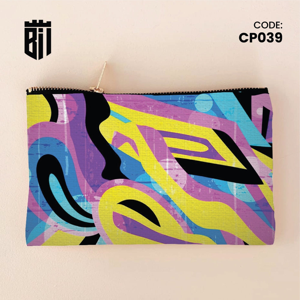 CP039 - Abstract Art Customized Pouch - BREACHIT