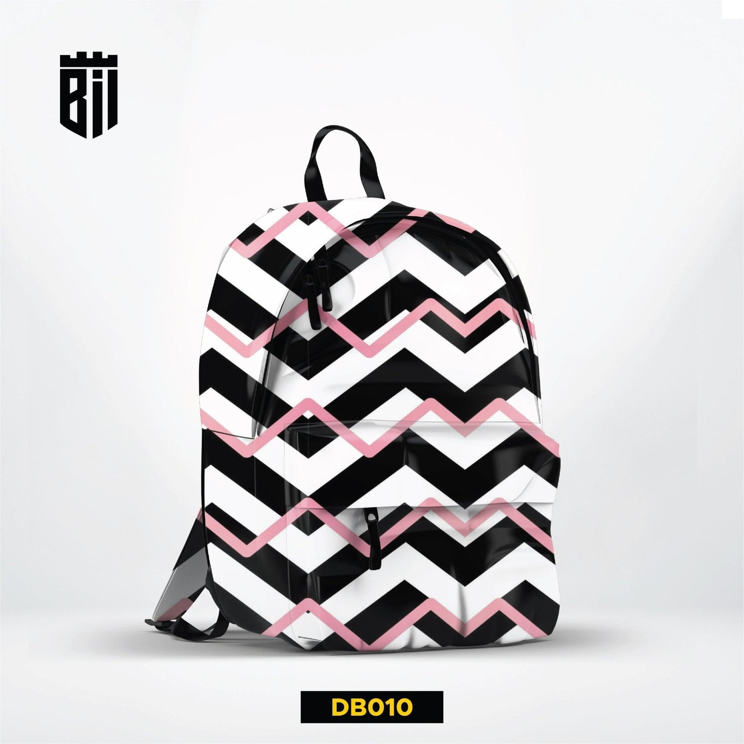 Allover printed girls backpack school bag