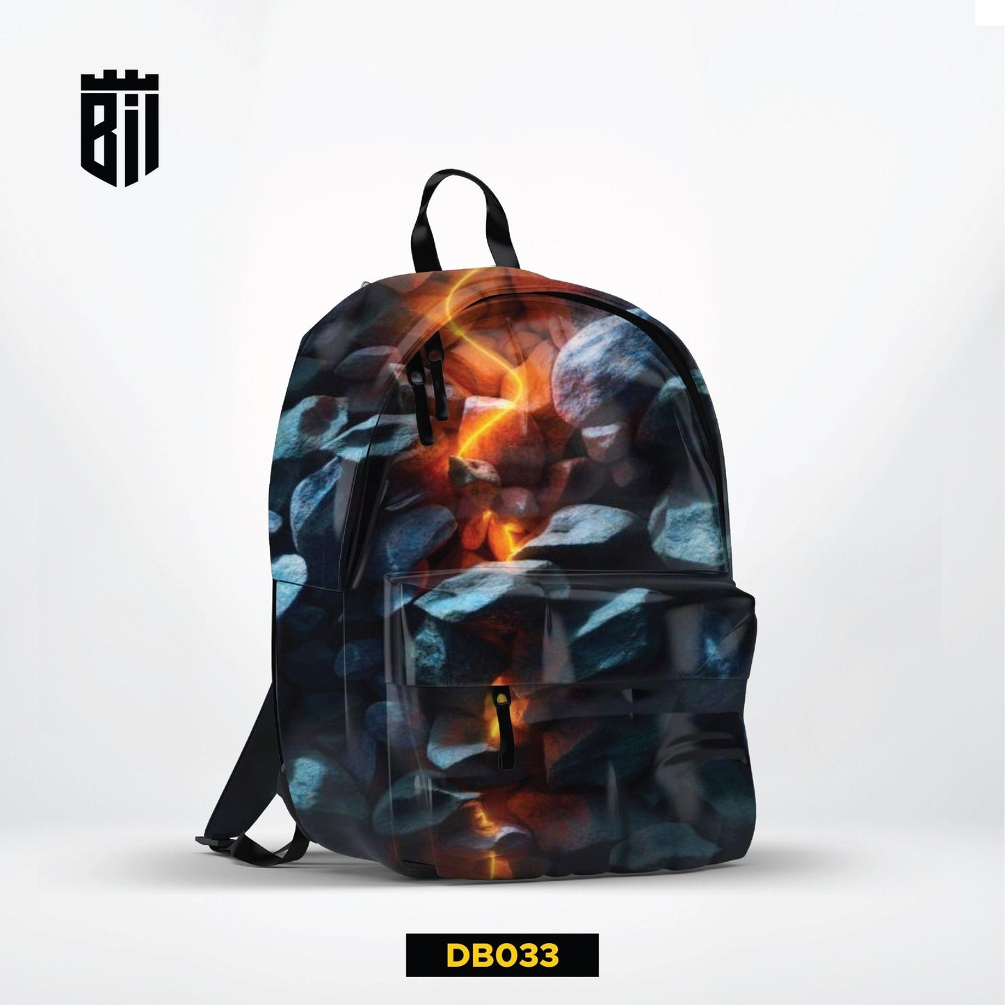 Allover printed girls backpack school bag