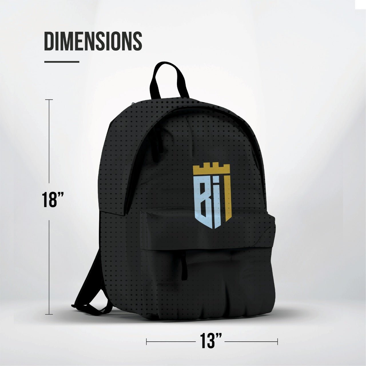 DB058 Maroon Allover Printed Backpack - BREACHIT