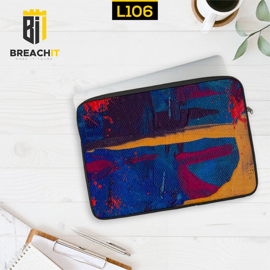 L106 Colorful Aesthetic Laptop Sleeve - BREACHIT