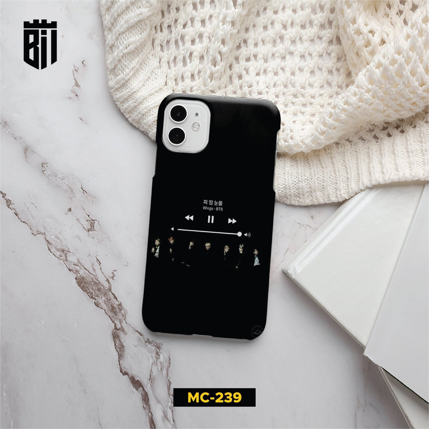 MC239 Wings BTS Customized Mobile Case - BREACHIT